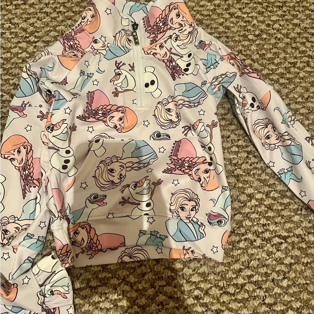 Frozen quarter zip pullover